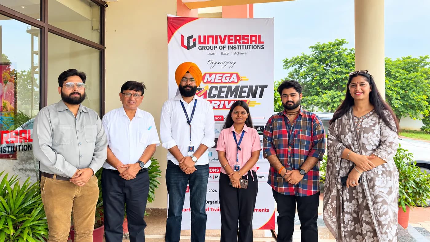 The techcadd team at a mega placement drive